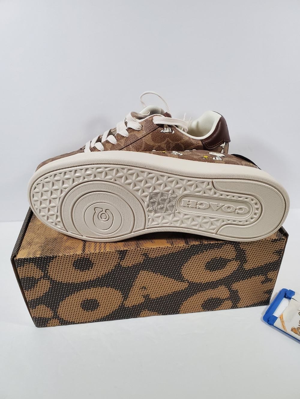 NEW Limited Coach X Peanuts men's Sneaker Signature Canvas size 9.5D - Picture 4 of 7